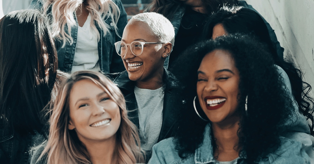 females talking about financial wellbeing