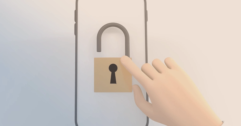 scam warning of lock on phone